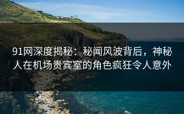 91网深度揭秘：秘闻风波背后，神秘人在机场贵宾室的角色疯狂令人意外